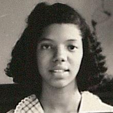 School photo of Josie Johnson as a young girl